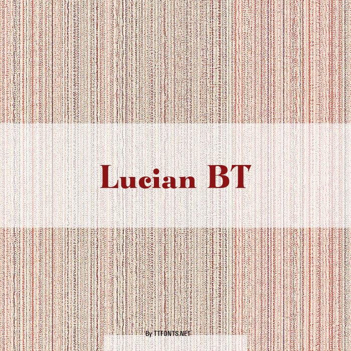 Lucian BT example